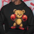 Oso De Peluche Juguetón Con Guantes De Boxeo Para Un Desafío Divertido Sudadera Regalos divertidos