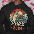 Papa 2024 年のパパ 初めての父の日 若いパパ 新しいパパ パーカー 面白い贈り物