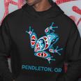 Pendleton オレゴンレッドブルフロッグ Pnw アート ネイティブアメリカン パーカー 面白い贈り物