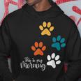 Pet Lover 肉球 犬 子犬 猫 プリント 肉球 ペット好き パーカー 面白い贈り物