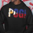 Pogi フィリピンのスラングとフィリピン国旗。 パーカー 面白い贈り物