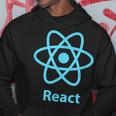 Reactjs ReactJs 公式ロゴ Javascript フレームワーク パーカー 面白い贈り物