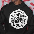 Rpg愛好家のためのjust One More Quest Gamer パーカー 面白い贈り物