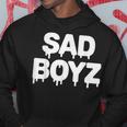 Sad Boyz Drip おもしろグラフィックノベルティ トレンディギフト パーカー 面白い贈り物