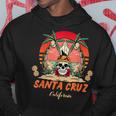 Santa Cruz カリフォルニア ヴィンテージ スケルトン サーファー サンタクルーズ パーカー 面白い贈り物