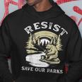 Save Our Parks ビンテージ スモーキー ザ レジスト ベア国立公園 パーカー 面白い贈り物