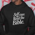 Self Care Tip Read The Bible 信仰のインスピレーション パーカー 面白い贈り物