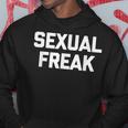 Sexual Freak 面白い言い回し皮肉なかわいいセクシーなクールなセックス パーカー 面白い贈り物
