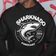 Sharkharknado Forecast ファニーグラフィックtシャツ パーカー 面白い贈り物