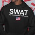 Swat シャツ Unitedpecial Police Usa フラッグ 胸ロゴ パーカー 面白い贈り物