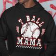T-Ball ママ 試合の日 野球 ママ ソフトボール 選手 スポーツ パーカー 面白い贈り物