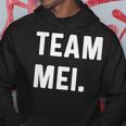 Team Mei 名前 パーカー 面白い贈り物