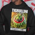 Tigrullini Watermellini イタリアンブレインロットミーム パーカー 面白い贈り物