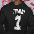 Tommyサポーター番号 1番の大ファン パーカー 面白い贈り物