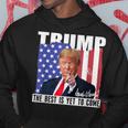 Trump The Best Is Yet To Come アメリカの国旗 ドナルド・トランプ パーカー 面白い贈り物