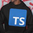 Typescript プログラミングロゴ Tsロゴ プログラマーへのギフトに パーカー 面白い贈り物