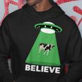 Ufo Cow Abduction Ufo Alien Abduction パーカー 面白い贈り物