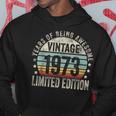Vintage 1973 Limited Edition Legendary Awesome Epic 1973 パーカー 面白い贈り物