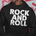 Vintage Grunge Old Rock & Roll Music Rock And Roll パーカー 面白い贈り物