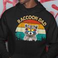 Vintage Retro Wild Animalummerunglass Common Raccoon Dad パーカー 面白い贈り物