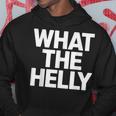 What Helly グラフィックtシャツ What Apparel パーカー 面白い贈り物