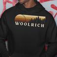 Woolrich Pa ヴィンテージ エバーグリーン サンセット 80年代 レトロ パーカー 面白い贈り物