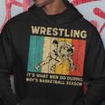 Wrestling It's What Do ビンテージレスリングレスラー パーカー 面白い贈り物