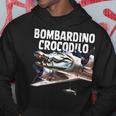 おもしろい ボンバルディーノ クロコディロ イタリア Ai 動物 ブレイン ミーム パーカー 面白い贈り物