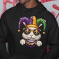 おもしろうさぎ マルディグラ フェスティバル カーニバル レディース メンズ キッズ パーカー 面白い贈り物