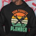 お気に入りの水道屋さん パイプフィッター パイプ 配管工事 配管工 パーカー 面白い贈り物