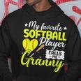 かわいいソフトボール グラニー スポーツ チームプレーヤー パーカー 面白い贈り物