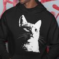 かわいい猫のポートレートデザイン。 パーカー 面白い贈り物