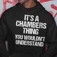 それは商工会議所のことだ（君には分からないだろう）-Chambers パーカー 面白い贈り物