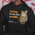 ねこのために生きてる 猫 かわいい キジトラ猫 Cat パーカー 面白い贈り物