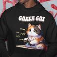 わがままゲーマー猫 ゲーム好き かわいい おもしろ マンガ アニメ オタク パーカー 面白い贈り物