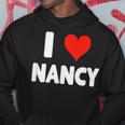 アイラブナンシー-ハート パーカー 面白い贈り物