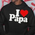 アイラブハートパパ父の日パパパパ パーカー 面白い贈り物