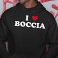 アイ・ハート・ボッチャ・プレイヤー-アイ・ラブ・ボッチャ パーカー 面白い贈り物
