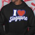 アイ・ラブ・シンガポール パーカー 面白い贈り物