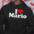 アイ・ラブ・ハート・マリオ パーカー 面白い贈り物