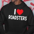 アイ・ラブ・ロードスター パーカー 面白い贈り物