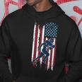 アメリカン フットボール選手 アメリカ国旗 スポーツ ファン 2024 シーズン パーカー 面白い贈り物