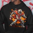 アメリカンフットボールのコスチュームを着たストロングナイト。 パーカー 面白い贈り物