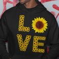 イエロー ひまわり ラブフラワー ひまわり 花柄 かわいい パーカー 面白い贈り物