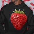 イチゴ イラスト アート フルーツ グラフィック モチーフ パーカー 面白い贈り物