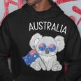 オーストラリアの国旗がかわいいコアラ パーカー 面白い贈り物