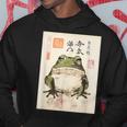 カエル浮世絵 アニメ 日本美術 パーカー 面白い贈り物