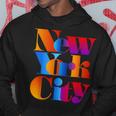 カラフルなニューヨークシティファッショングラフィックtシャツ、ニューヨーク市 パーカー 面白い贈り物
