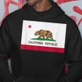 カリフォルニア州「ベアリパブリック」州旗 パーカー 面白い贈り物