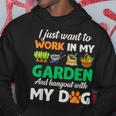 ガーデニング 犬 ペット好き 庭師 庭 ペット ギフト 植物 パーカー 面白い贈り物